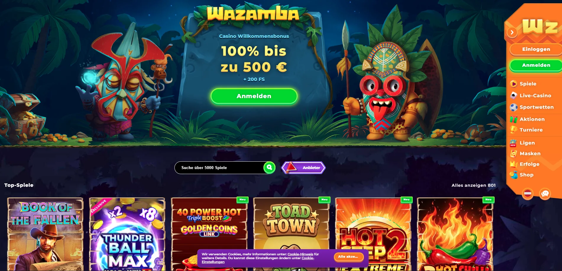 Wazamba Testbericht